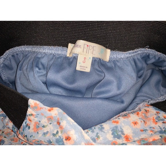 Love Fire Pastel Floral High Low Skirt - Picture 3 of 3